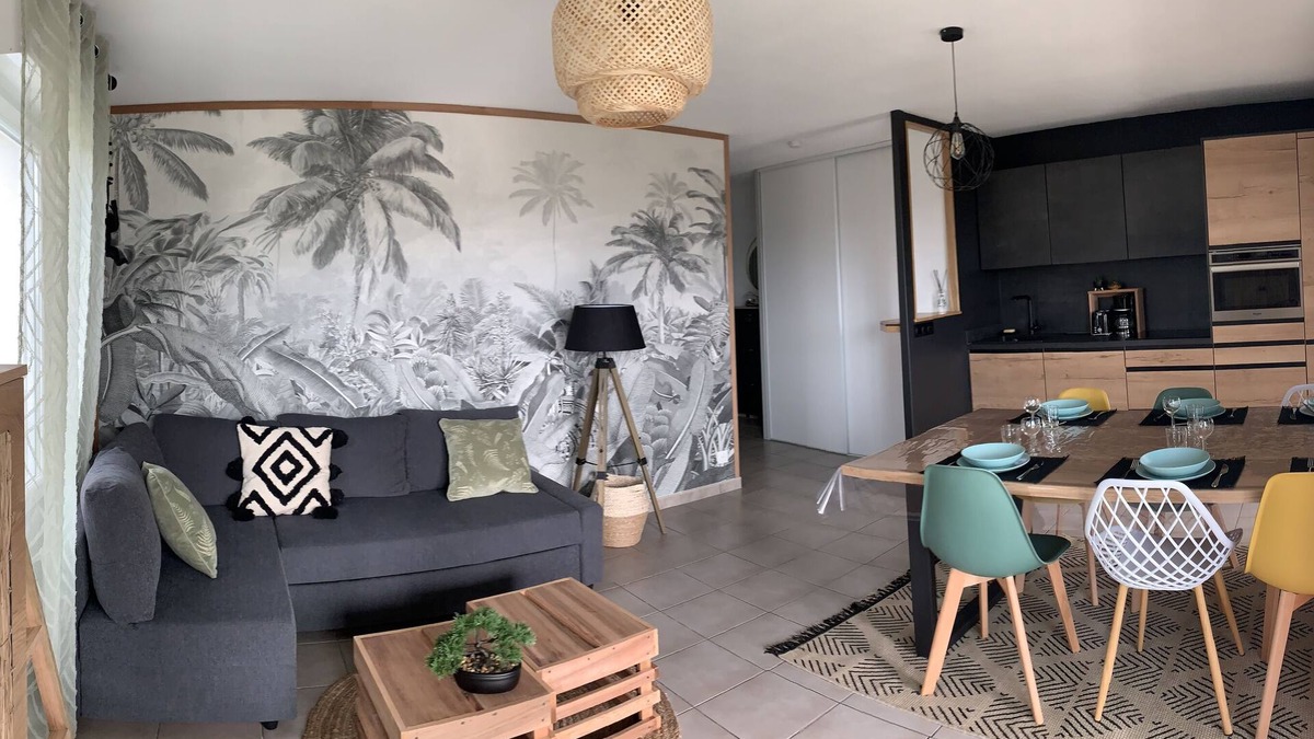 Bayonne Apartment | Magnificent T4 covered vacation terrace 4km from the beaches!