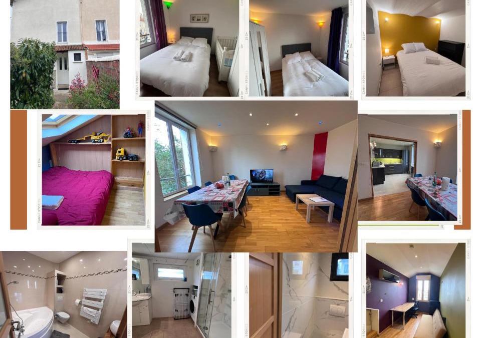 Gagny Villa | Maison Climatisée 04 chambres Paris Disney CDG