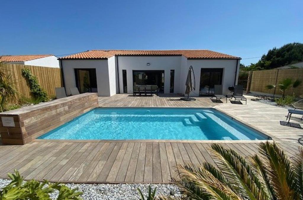 Saint-Denis-d'Oleron House | Maison contemporaine à Saint-Denis-d'Oléron avec piscine privée, proche plage, 10 couchages - FR-1-246A-243