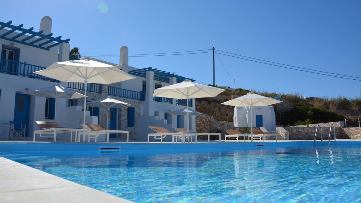 Krotiri House | Maisonette "Kolymbithres", Sea & Sunset View, Pool, Basketball Court at Krotiri