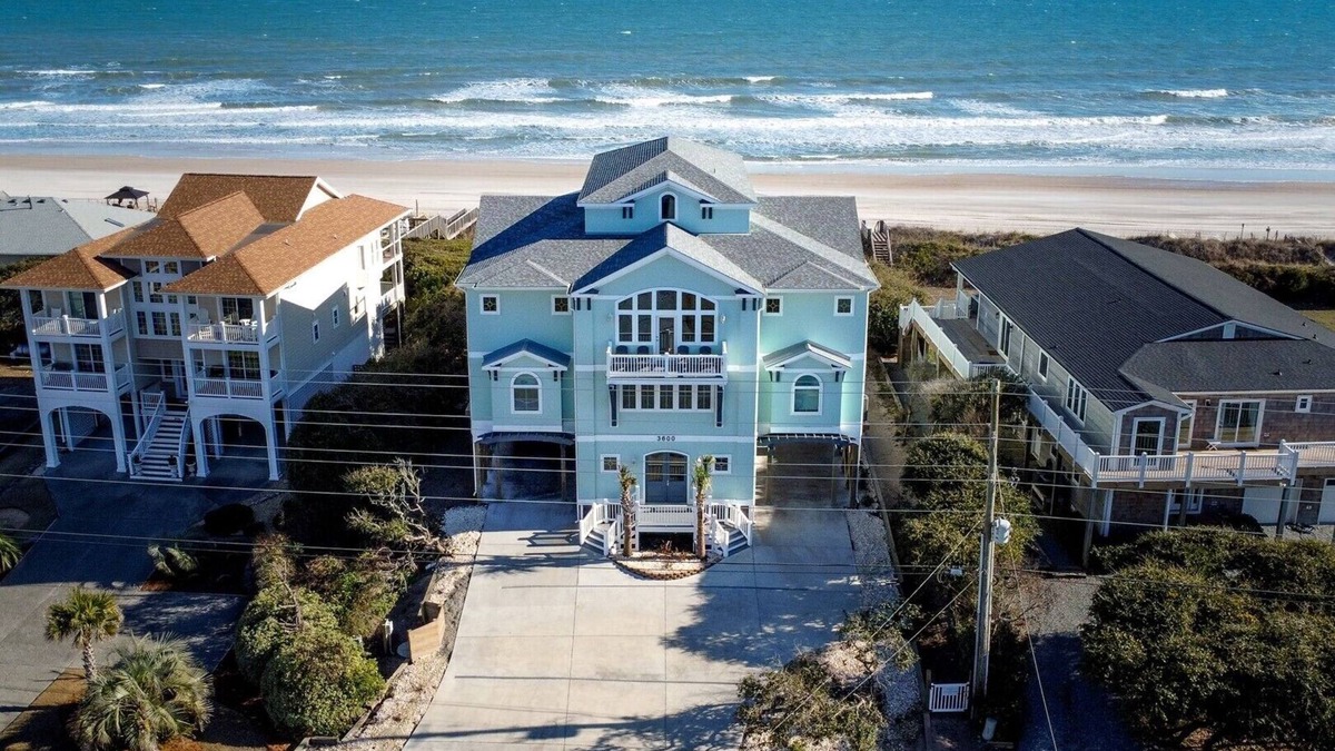 North Topsail Beach House | Majestic View - NEW LUXURY Oceanfront Home - Pool, Hot Tub, Theater, Elevator