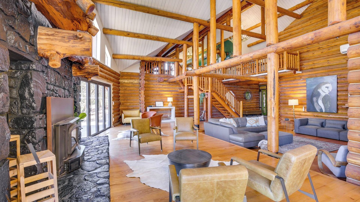 Alpine Cabin | Majestic Yellowstone-Style Log Cabin on 27 acres