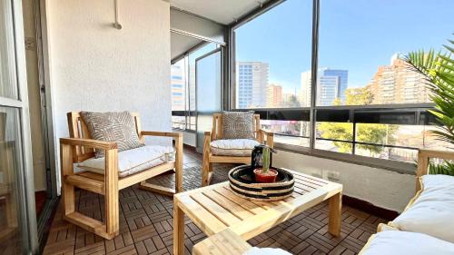 Apoquindo Apartment | Mall Parque Arauco, Mall Apumanque y Metro Manquehe