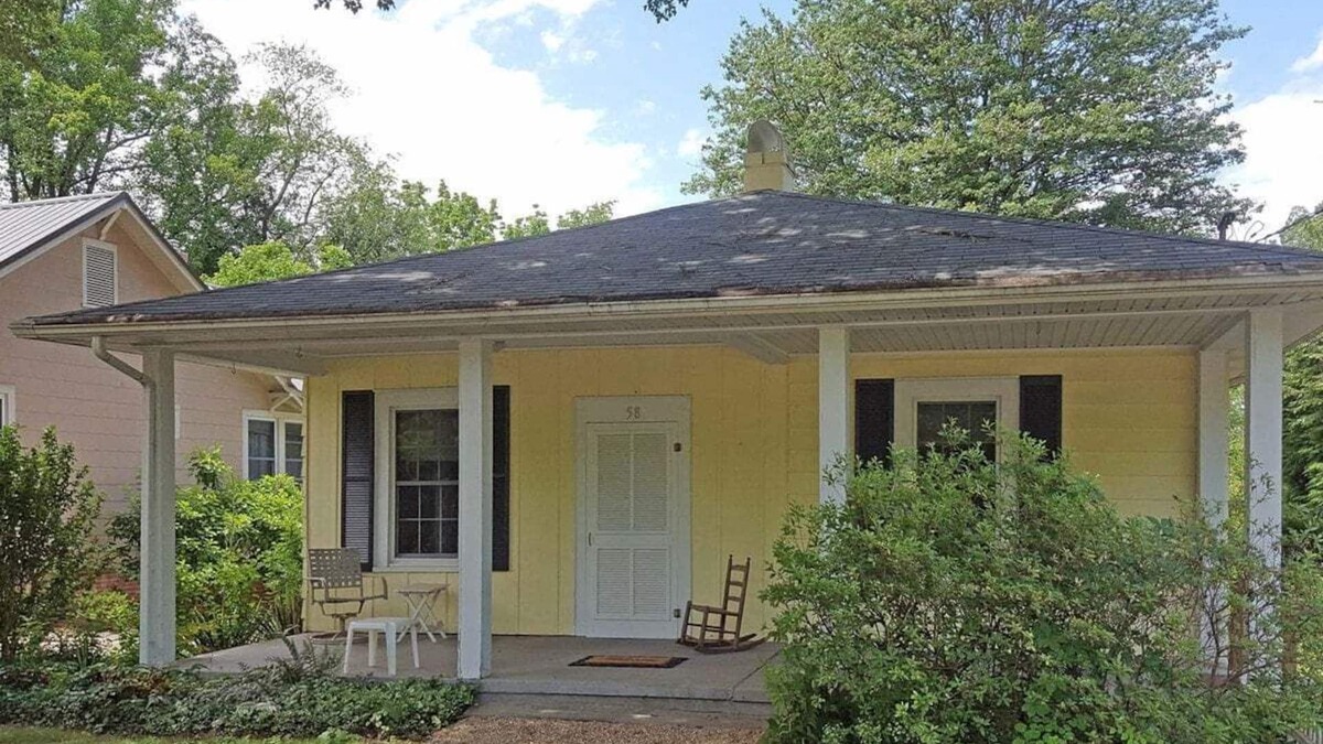 Brevard House | Maple Street Dogs OK, single level home, walk to DT Brevard, free Biltmore pass