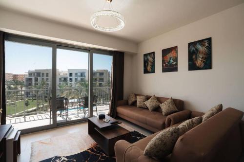 Sidi Abd El-Rahman Apartment | Marassi Laya 2br, Pool Views