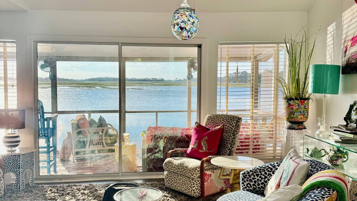Saint Helena Island House | Marsh front 2 bed 2 bath cottage ~ comes with Golf cart!
