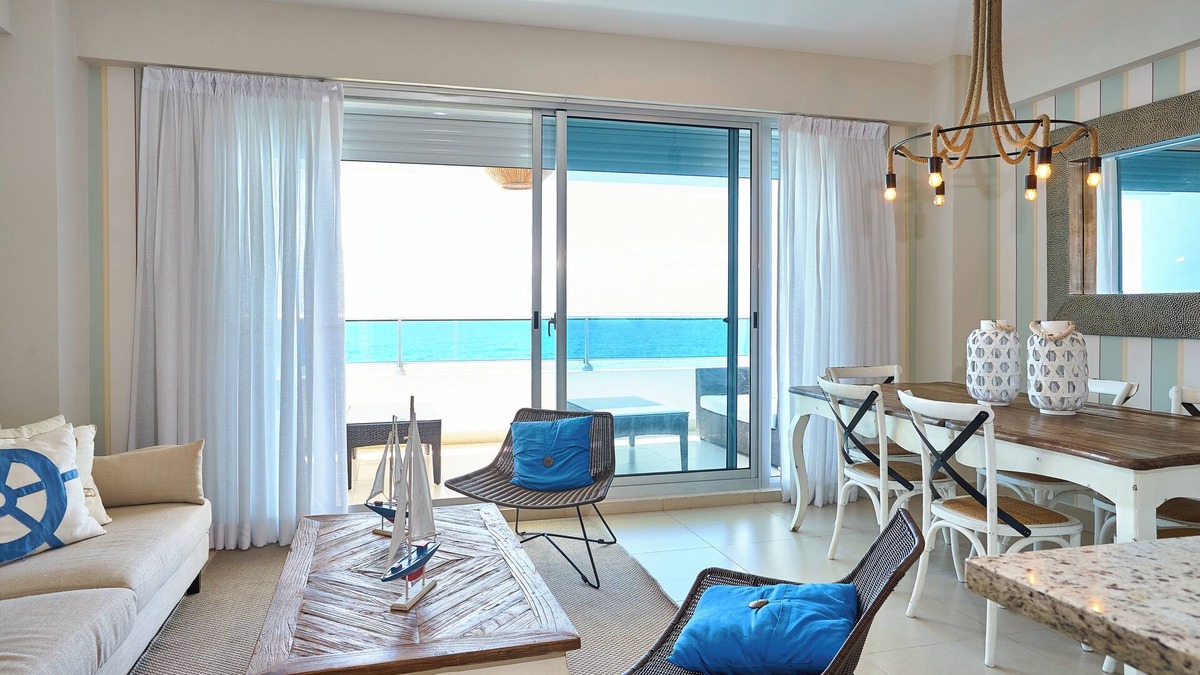 Juan Dolio - El Pueblo Apartment | Marvelous Ocean Views, Harmony 6FLR Apt at Las Olas Metro Country Club - Unit #1