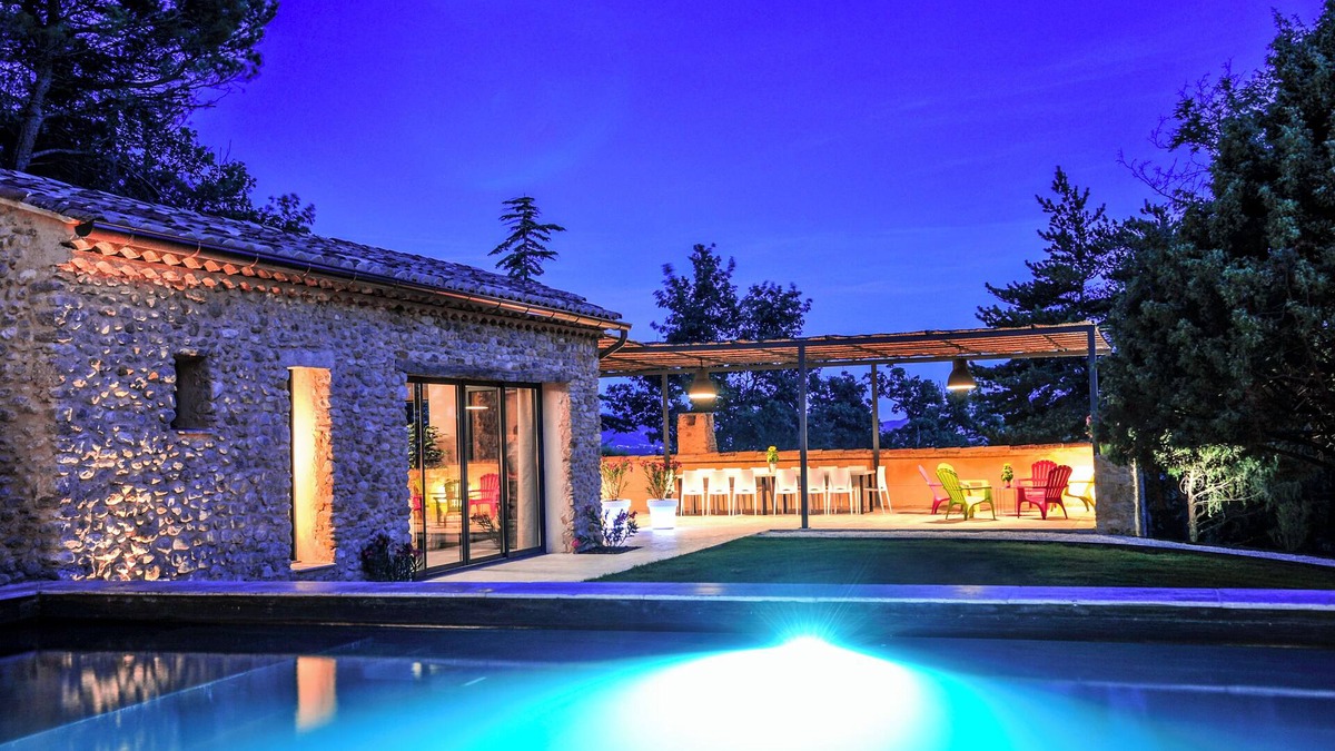 Saint-Romain-en-Viennois House | MAS 5* SPA SAINT QUENIN-26PEOPLE-AIR-CONDITIONING-HEATED POOL-JACUZZI-SAUNA