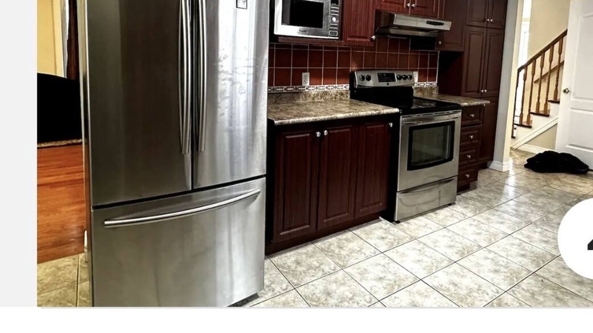 Guelph House | Master Bedroom with ensuite Bathroom & Closet. Kitchen and living are shared.