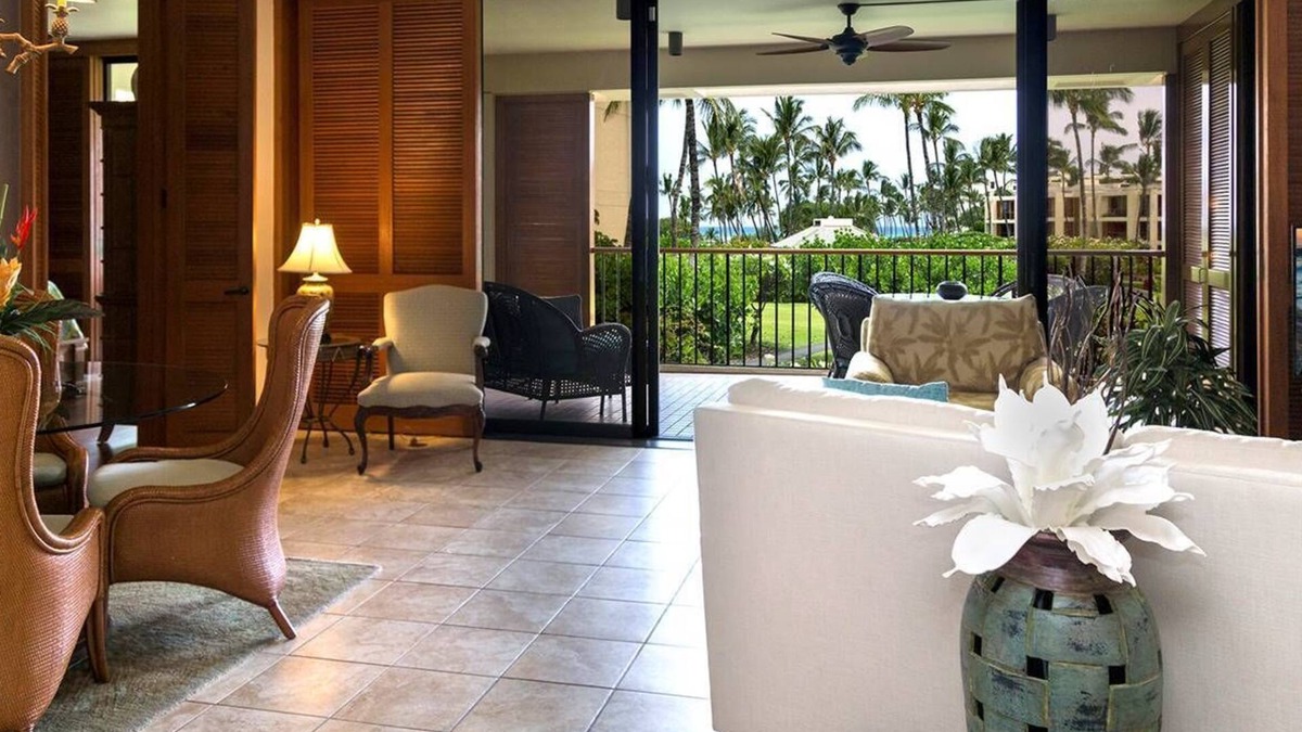 Kamuela Condo | Mauna Lani Terrace G202 Ocean Views - Walk to the Beach - Upscale Furnishings