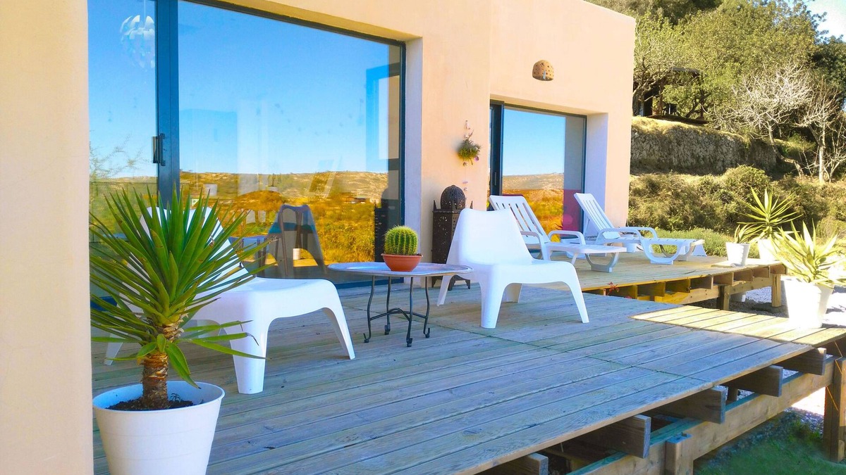 Alcalali House | Mediterranean Eco house. Sea and mountain views.