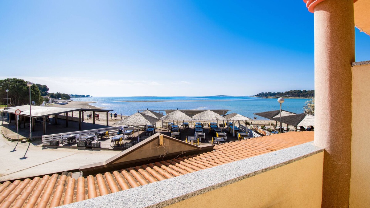 Medulin Hotel | Medulin, Hotel Koral*** - Double room with a balcony and sea view