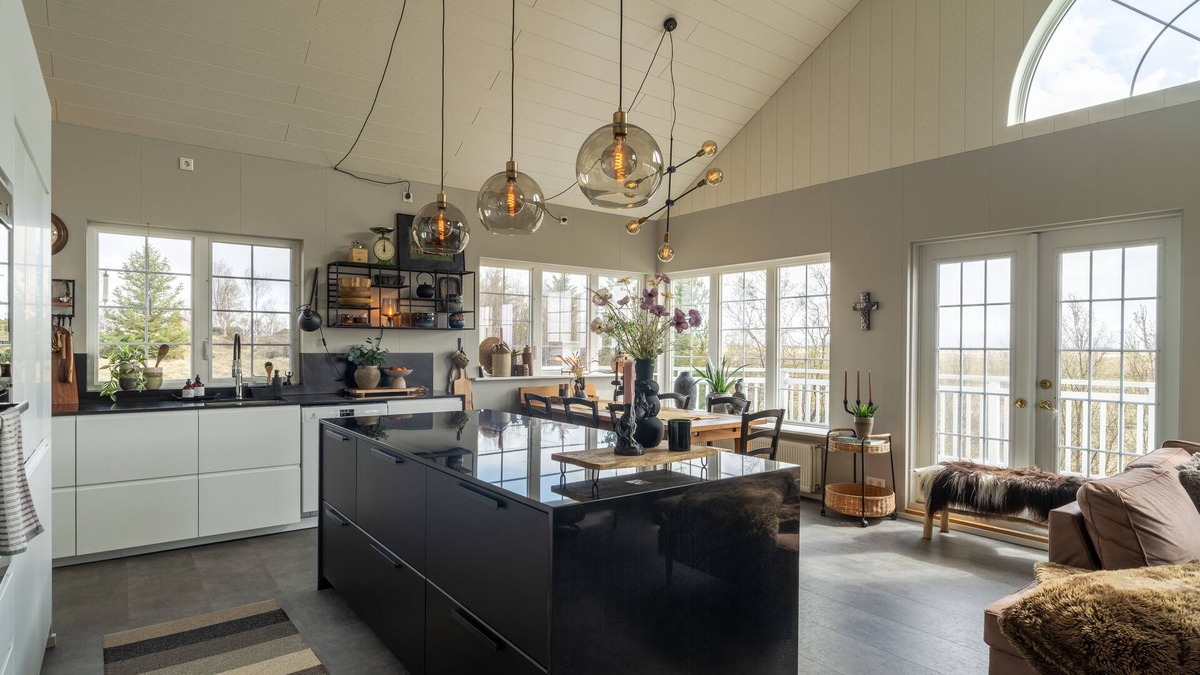 Rangarþing ytra House | Melahof - Cozy and modern country Lodge with an amazing view, great location!