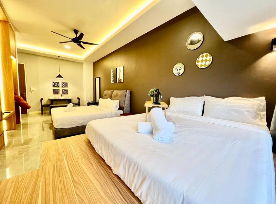 Taman Melaka Raya Apartment | Melaka town {Imperio Studio} Pool-view/4pax/bathub