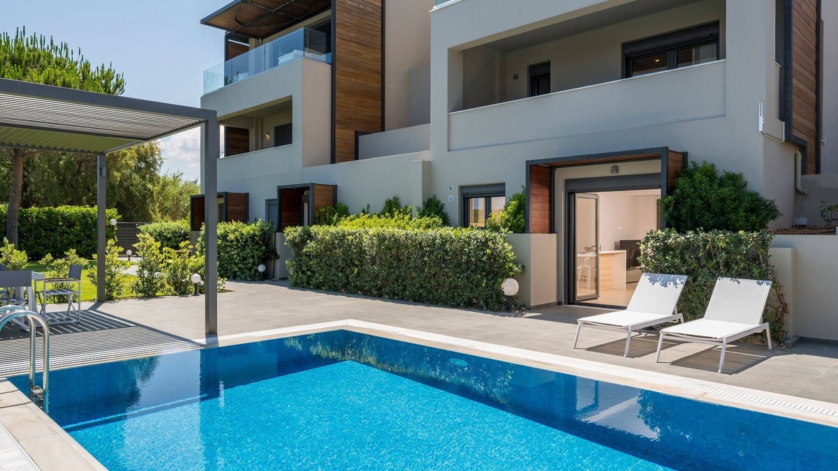 Agia Villa | Meliti Luxury Villa┃Luxury Maisonette with Seaview and Pool
