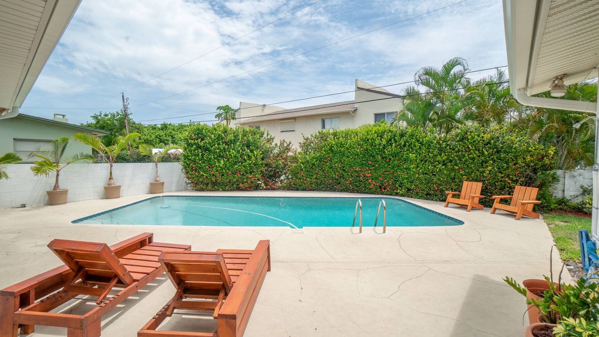 Indian Harbour Beach House | Mermaid Bay- Pool Home steps from beach- sleeps 10