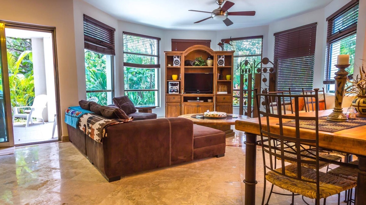 Playacar Fase I Condo | Mexican Style Ground Floor 2 bedroom Condo in Paseo del Sol by BRIC