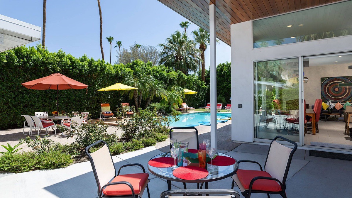 Old Las Palmas House | Mid-Century Modern Estate In Old Las Palmas! Private! Spectacular Mountain Views!