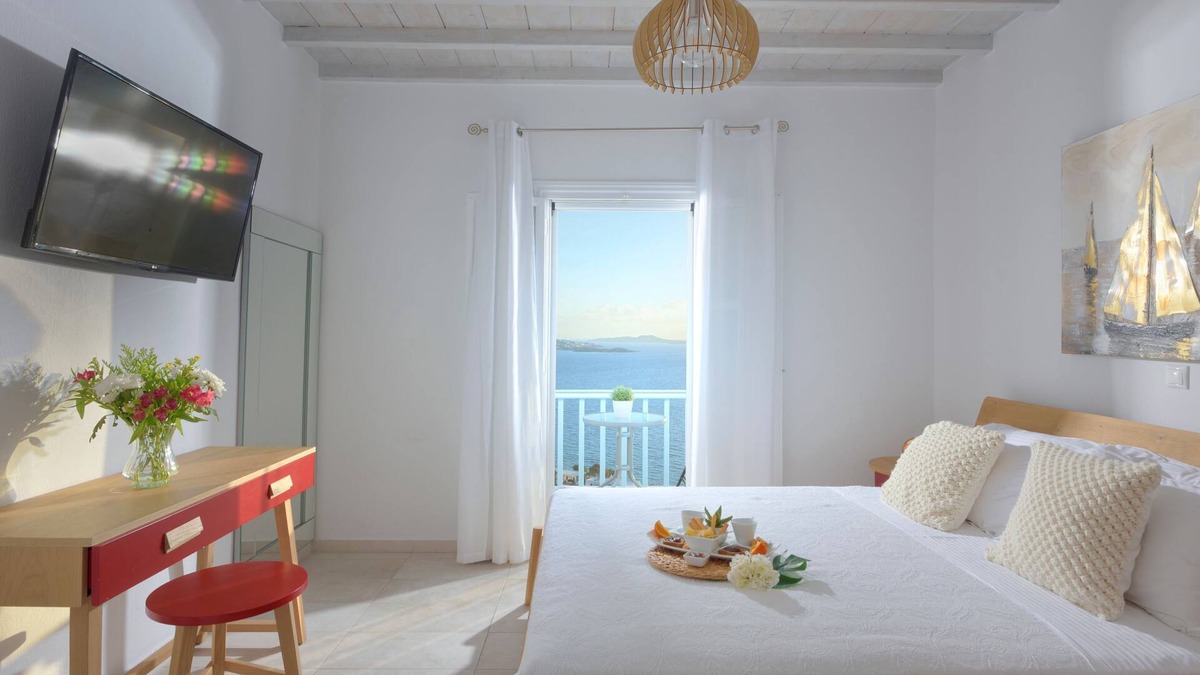 Agios Stefanos House | Mini Suite with Sea View