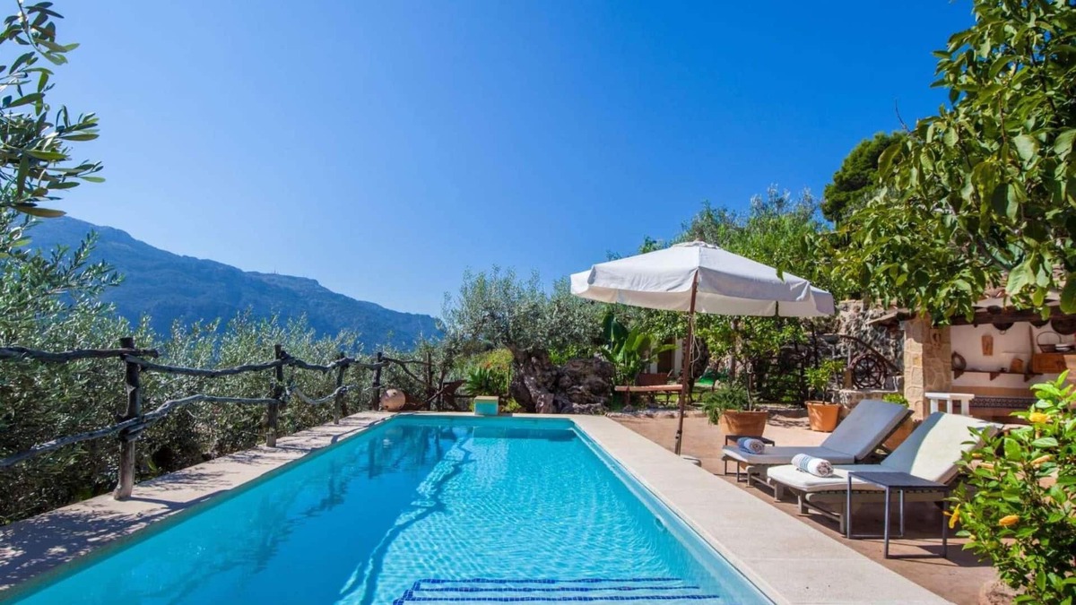 Fornalutx Villa | Minifinca in the mountains with salt water pool