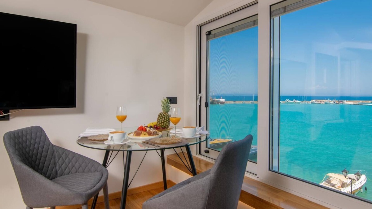 Zakynthos Apartment | Minimal Loft with Sea View over Zakynthos Harbor!