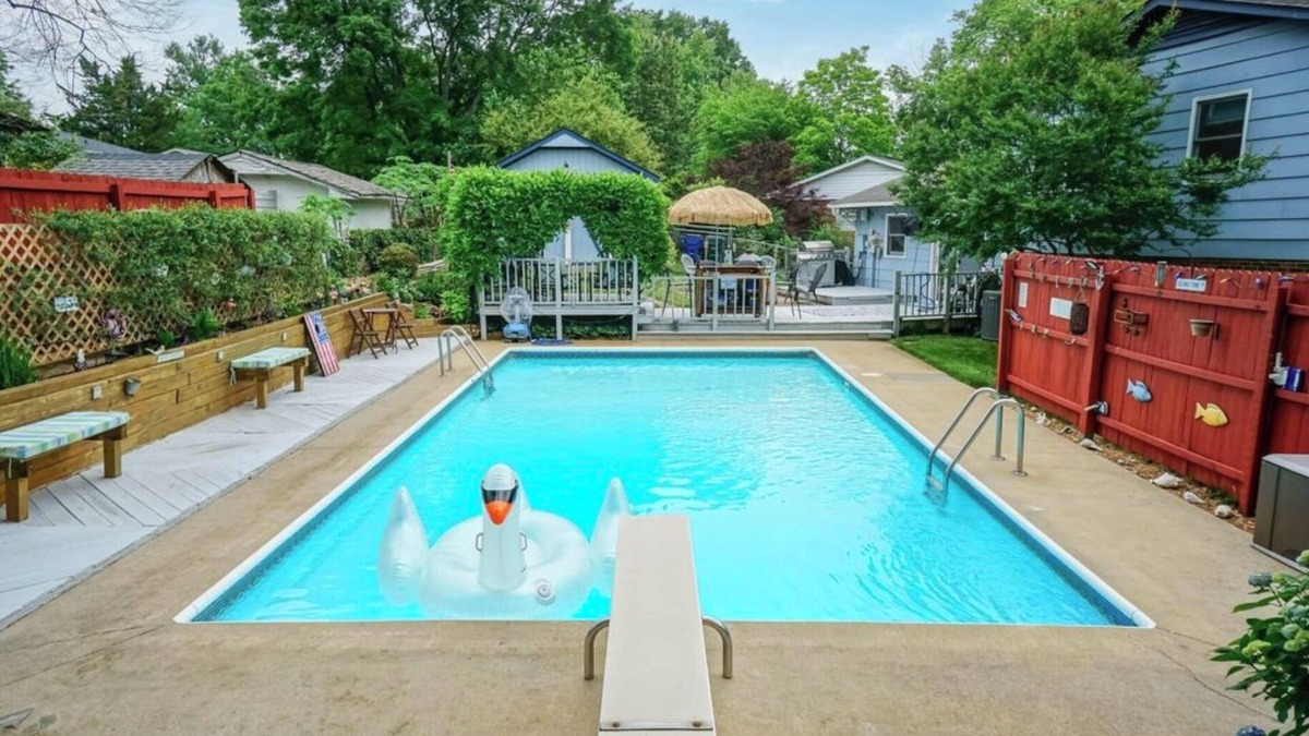 Northeast Raleigh House | Minutes from Downtown, Private pool, Lvl 2 EV, Fire Pit, 3 King, 1 Queen,