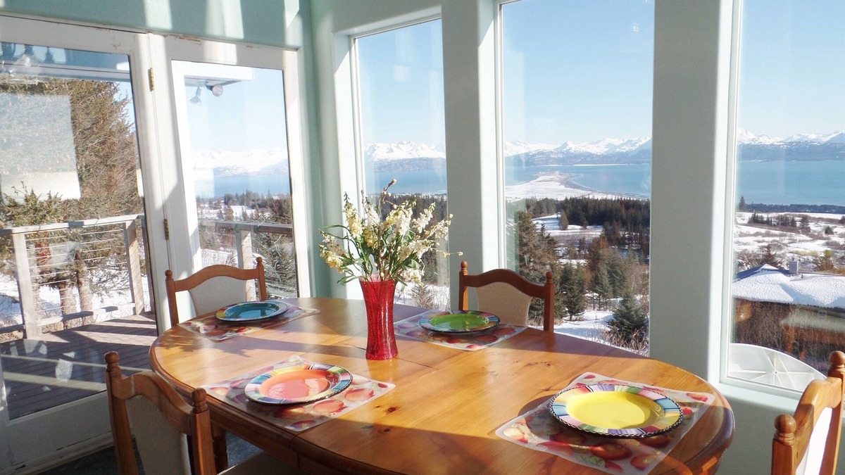 Homer House | Miracle Ridge - Beautiful, Private Home Overlooking Kachemak Bay & Cook Inlet