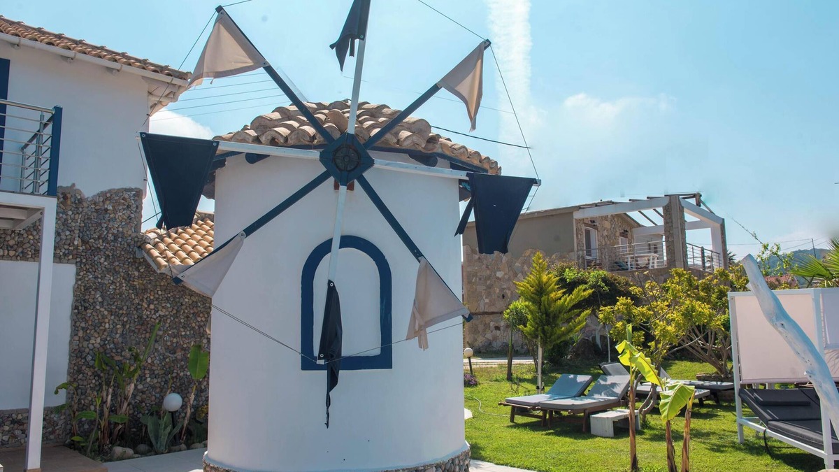 Arillas Apartment | 'Mirage Arillas Studio Type B12' with Sea View, Shared Pool & Wi-Fi