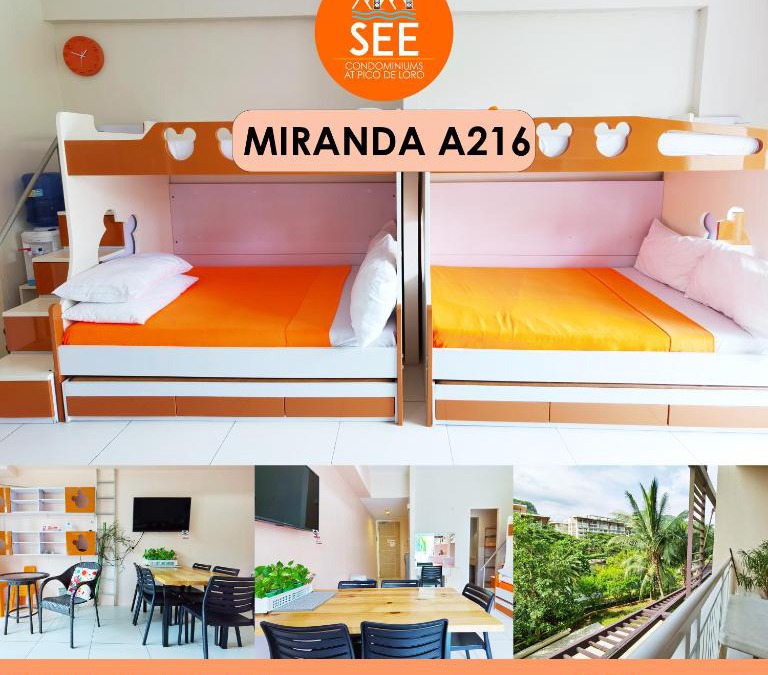 Nasugbu Apartment | Miranda 216A at Pico de Loro Beach and Country Club by SEE Condominiums