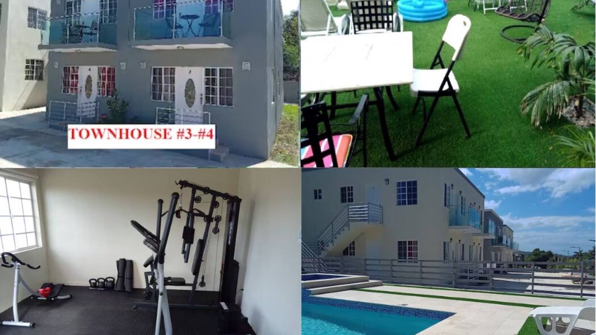 IronShore Estates House | MIRANDO PLACEnTwo X 2 BED 2 BATH TOWNHOUSE #3-#4 GYM+PooL+HOT TUB. SLEEPS 14 PPL