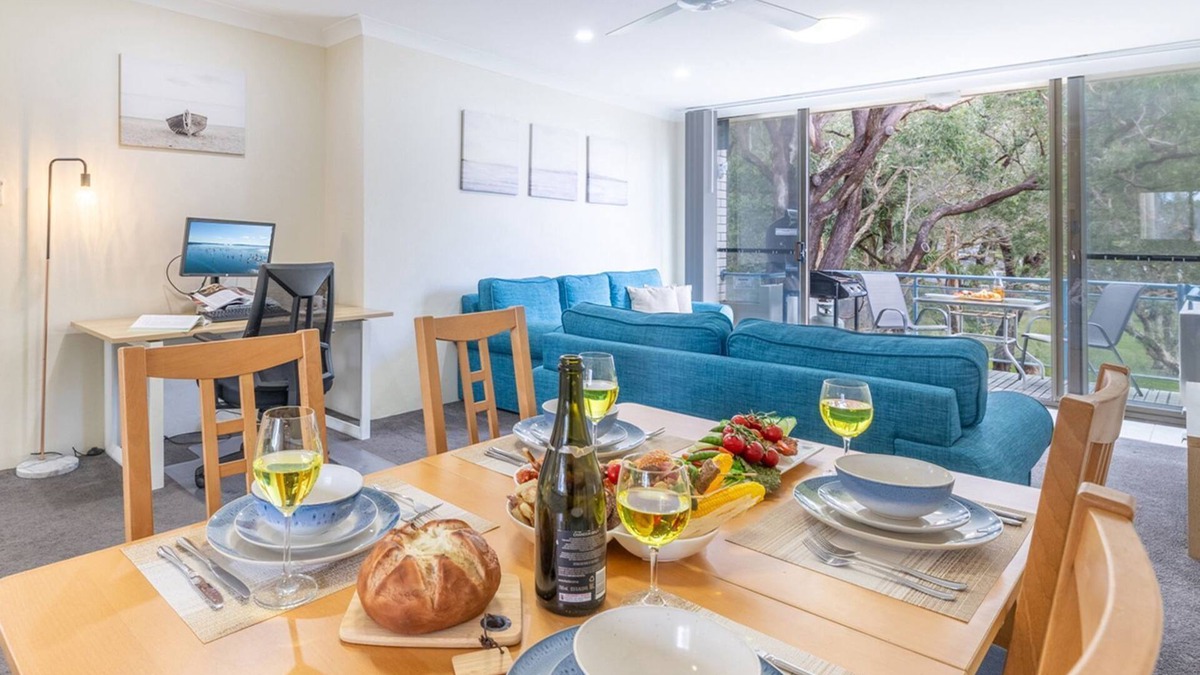 Nelson Bay Apartment | Mistral Court, 15 17 Mistral Close - fantastic unit with wifi and water views