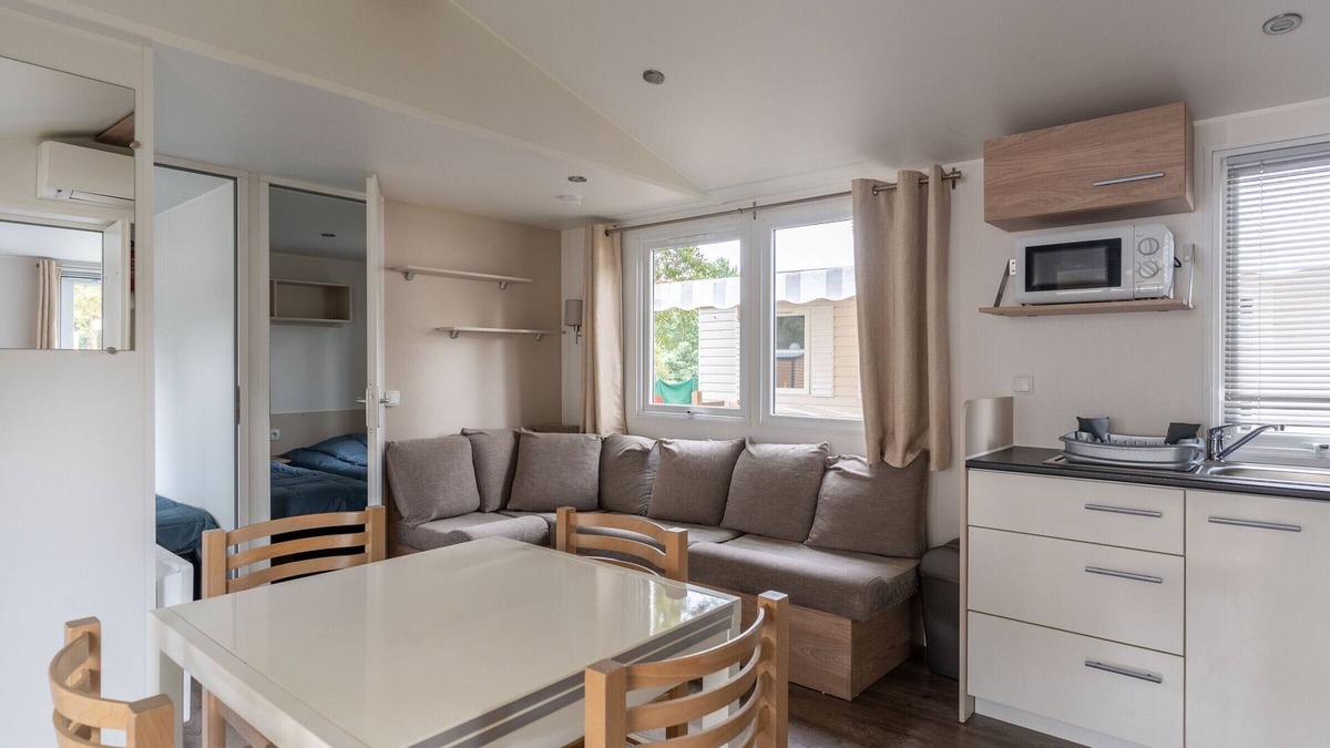 Saint-Julien-en-Born House | Mobile home 6 pers, 3-star campsite 5km from ocean, heated pool, family activities