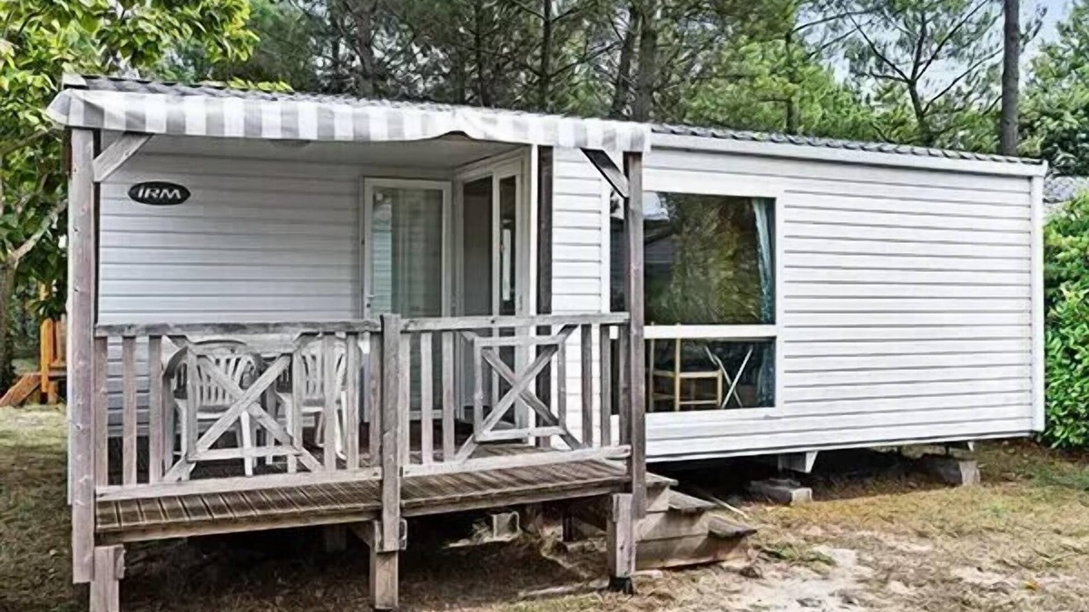Rhinau House | Mobile home Einfache Terrasse