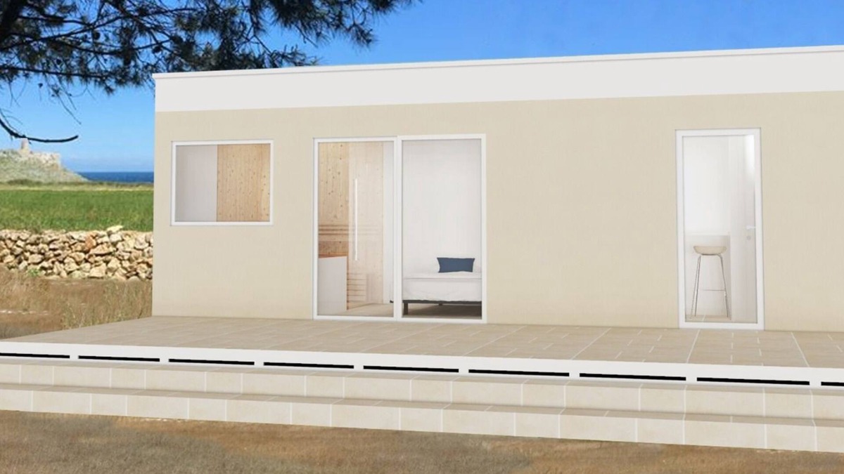 Otranto House | Mobile home with sauna and whirlpool sea view