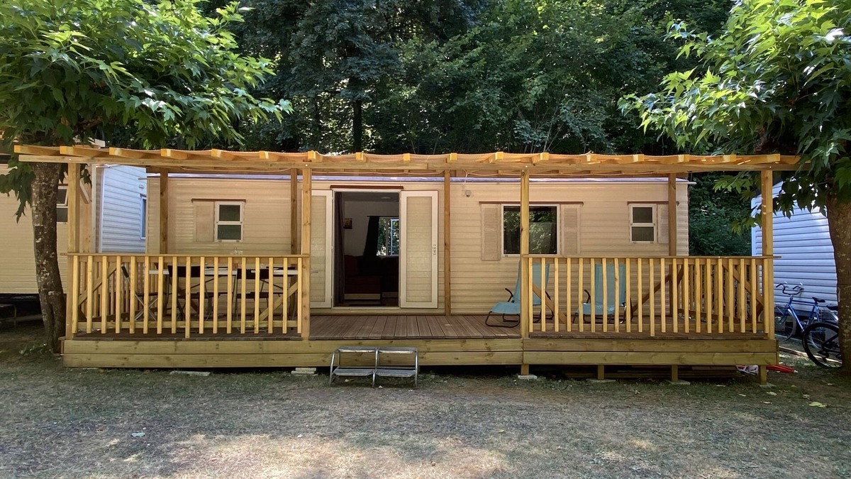 Montaigu-de-Quercy House | Mobilhome 6 people for vacation rental