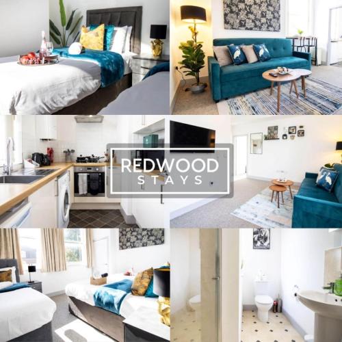Rushmoor District Apartment | Modern 1 Bed 1 Bath Apartment for Corporates & Contractors, Free Parking, Wi-Fi & Netflix By Redwood Stays