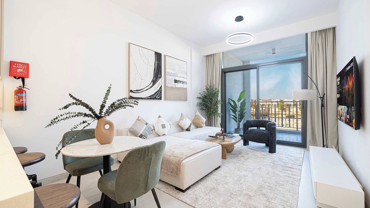 Al Barsha Apartment | Modern 1-Bedroom Apartment With Padel Court Access