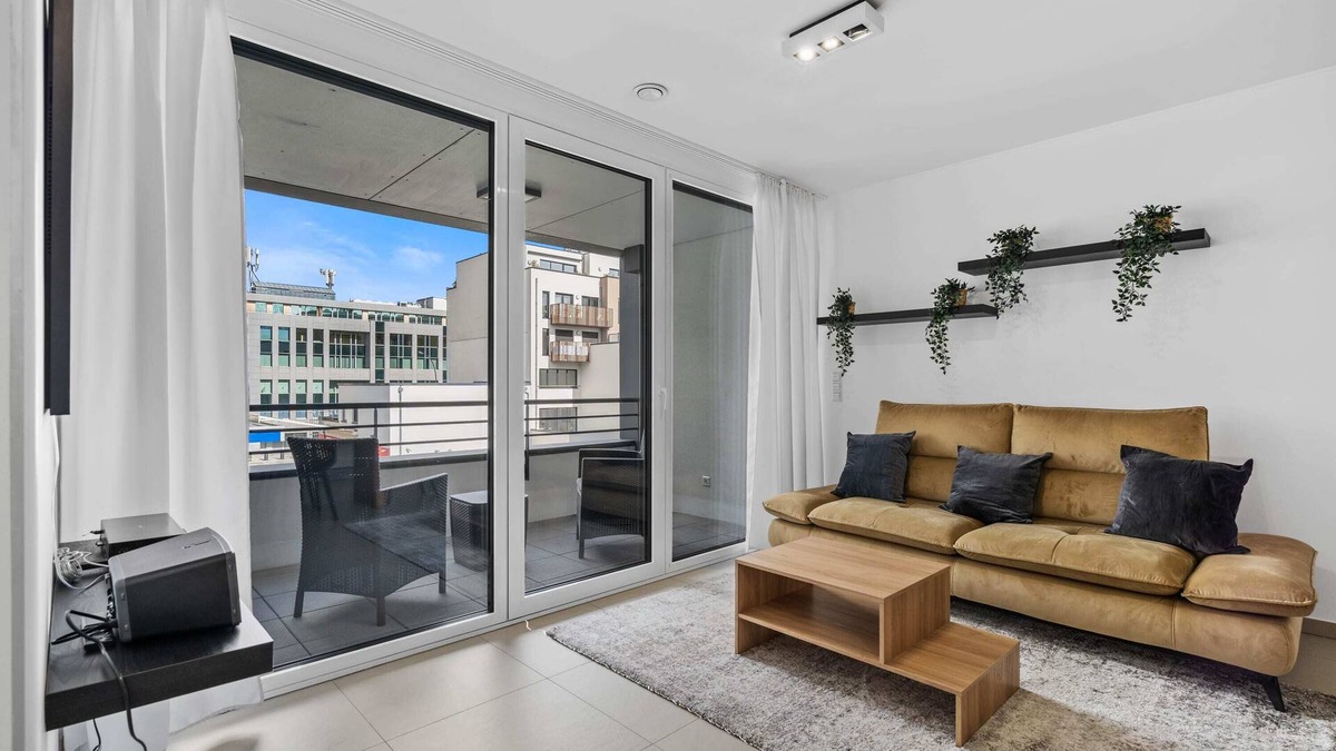 Cessange Apartment | Modern 1-BR Apartment with Balcony in Cessange