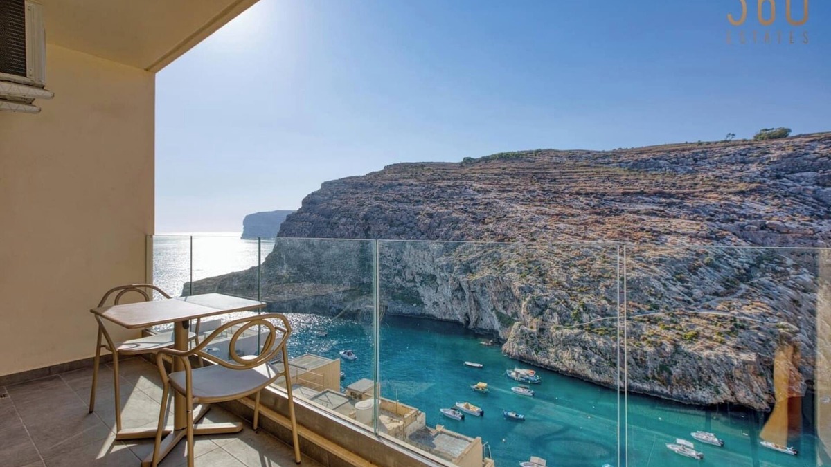 Xlendi Apartment | Modern 2BR Apt with stunning sea views in Gozo!
