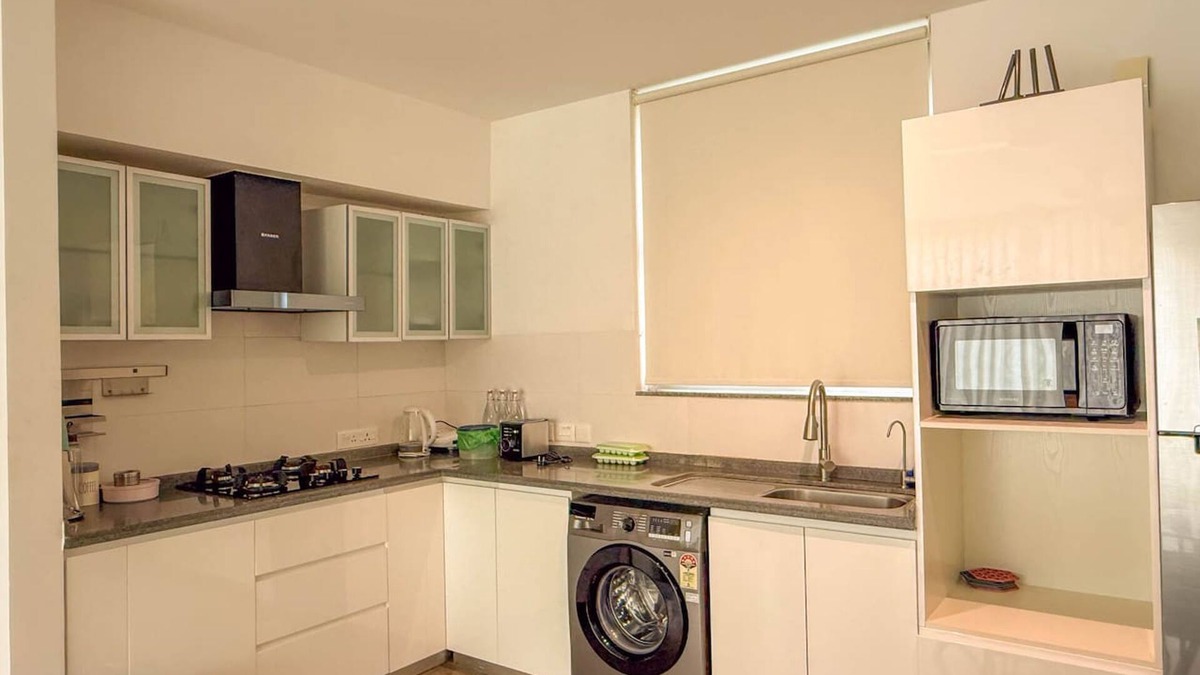Reis Magos Apartment | Modern 2BR w Pool Near Candolim and Coco Beach