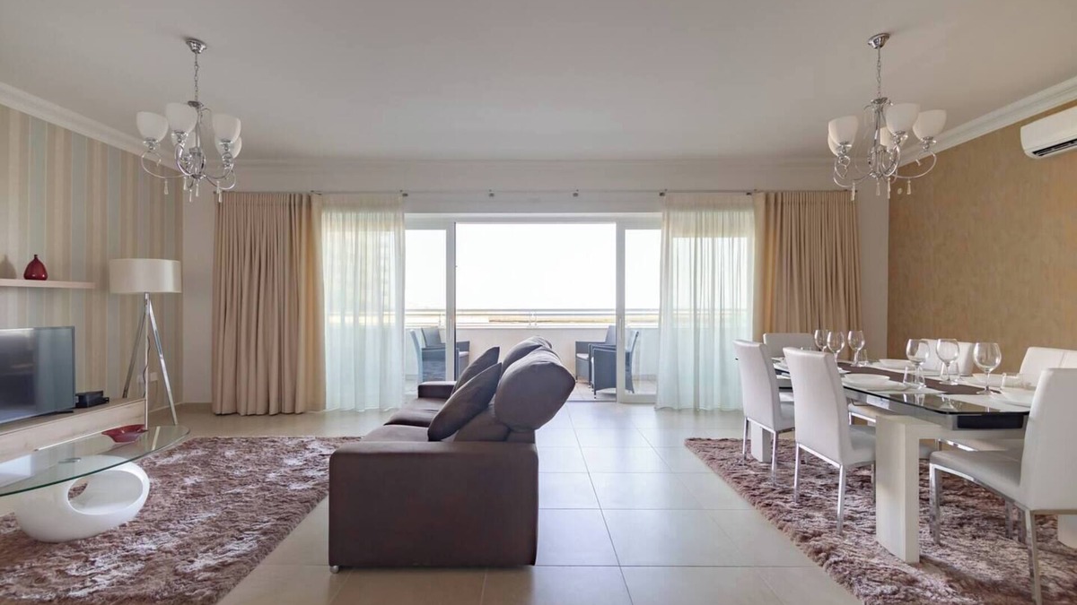 Sliema Apartment | ✨ Modern 3-bedroom ground floor apartment in Sliema’s award-winning Fort Cambridge 🌊. Luxury living, top location & just steps from the sea, shops & cafés ☕🛍️.