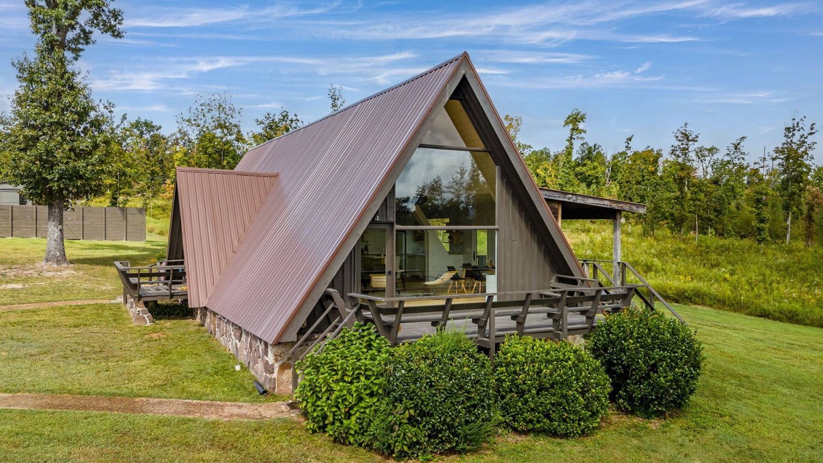 Ooltewah House | Modern 4 Bedroom A-Frame on 21 Private Acres