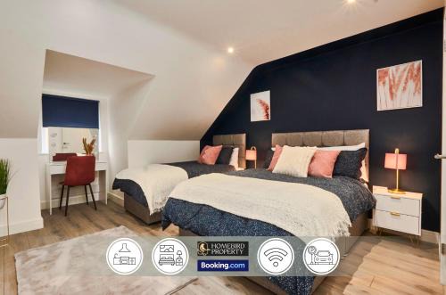 Leeds House | Modern 4Bedroom House By Homebird Property Management Short Lets & Serviced Accommodation Leeds With Private Parking & Garden