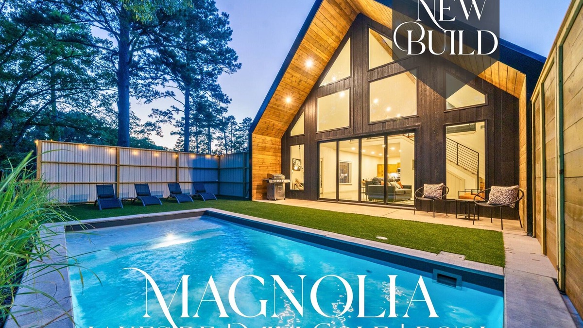 Mid America House | Modern A-Frame Cabin with Pool and Lake Access