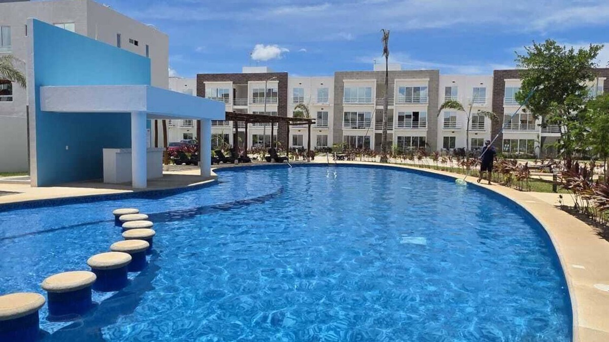Cancun Apartment | Modern and beautiful 3-bedroom apartment with pool.