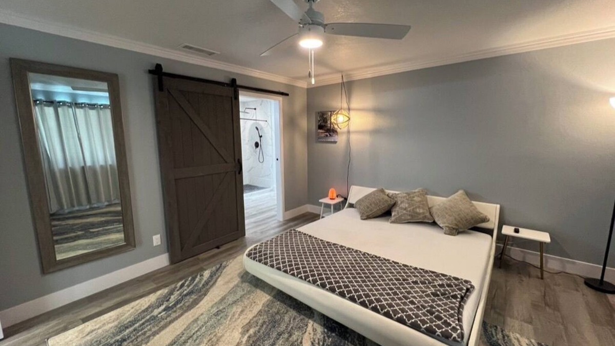 Victorville House | Modern and comfortable five-bedroom home.