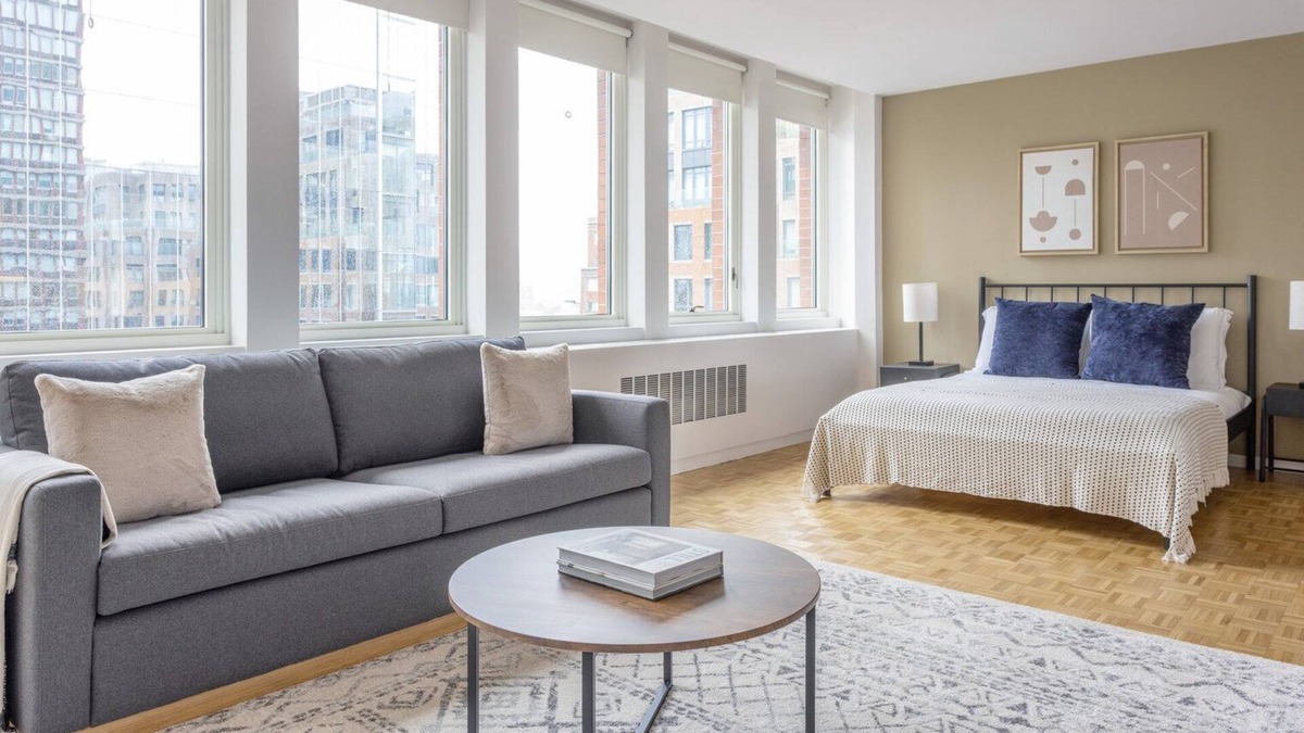 Prudential - St. Botolph Apartment | Modern Back Bay Studio w/ Gym, nr Copley T, by Blueground