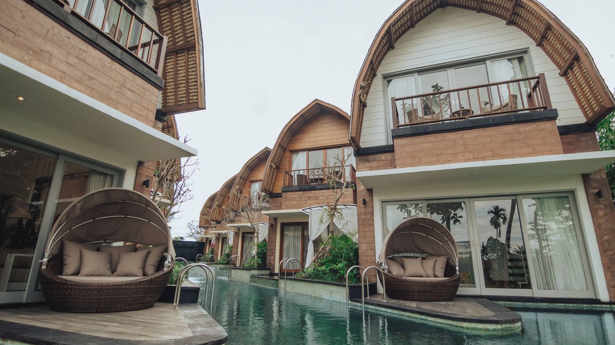 Mas Villa | Modern Balinese architecture design 2 bed villa in Ubud