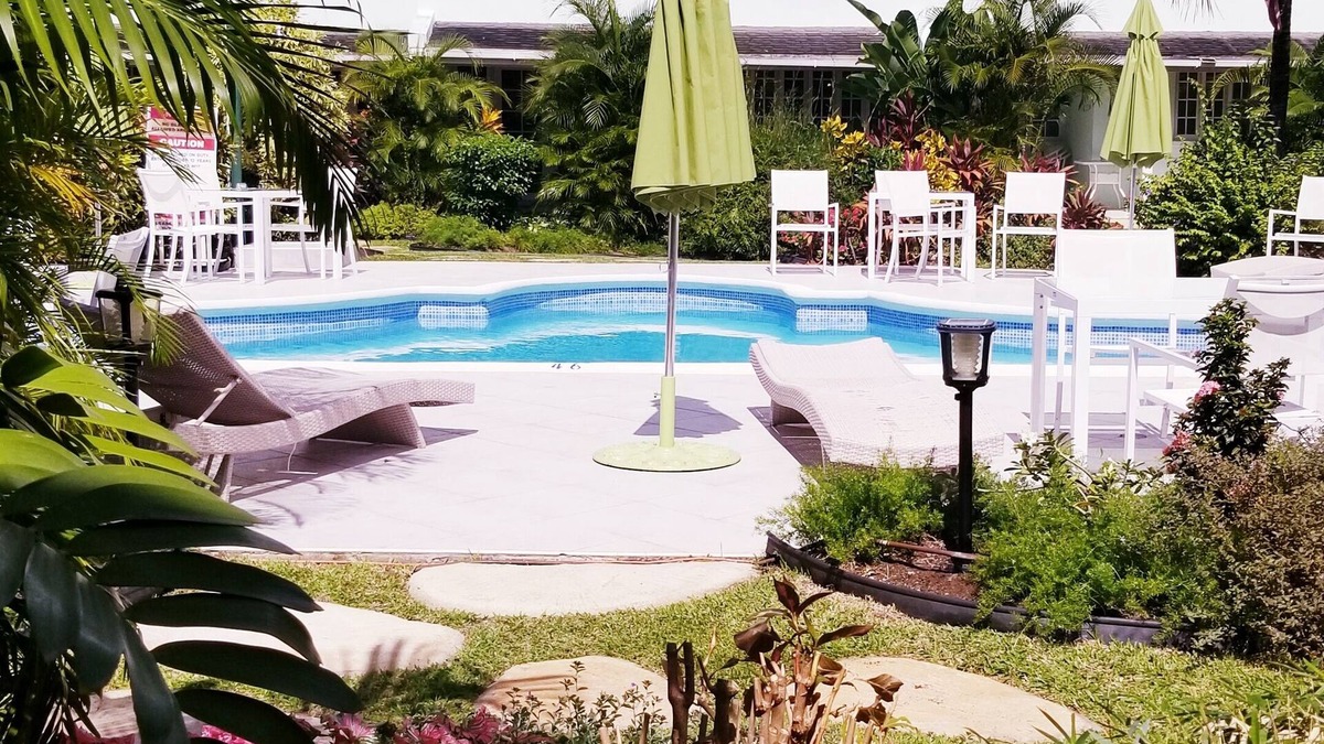 Rockley Condo | Modern Barbados condo with WIFI, walk out to POOL, steps from BEACH