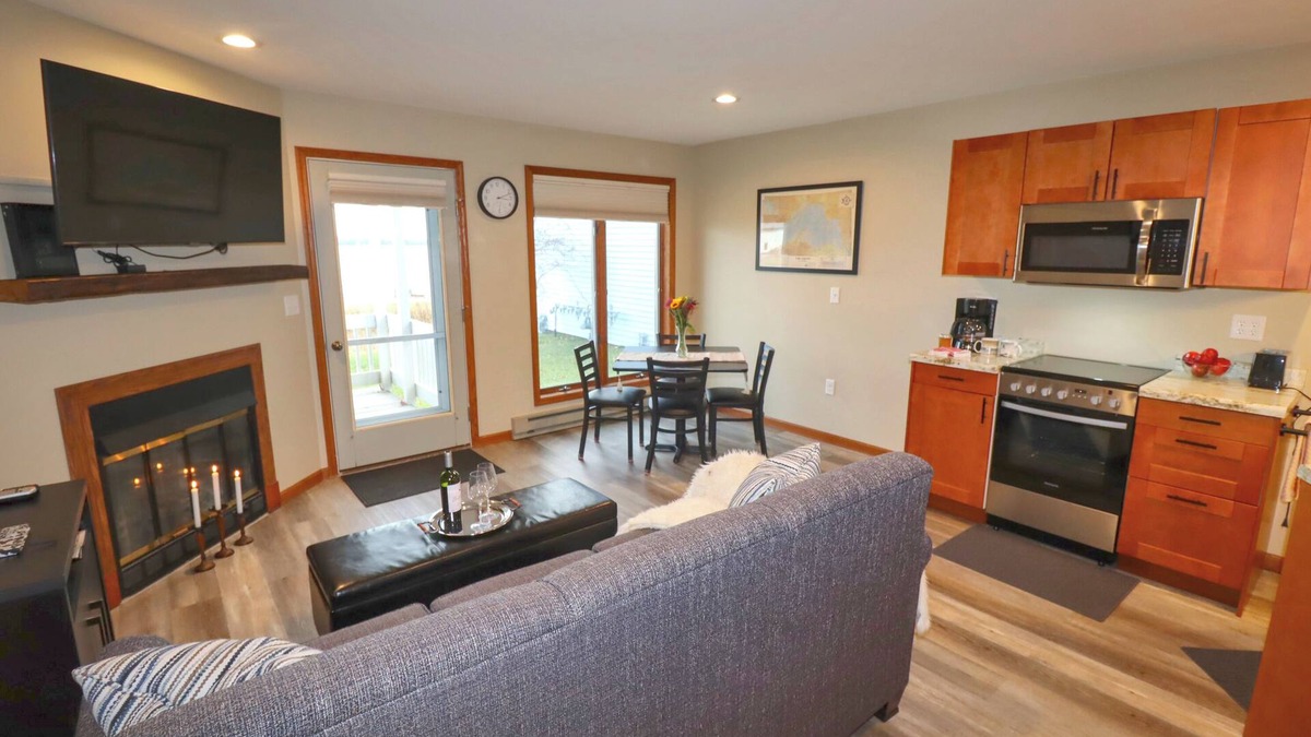 Bayfield Condo | Modern Beach Front Condo with Lake Views